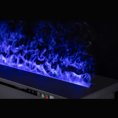 63'' 1600mm Water Vapor Electric Fireplace 3D Smoke Simulation Fire