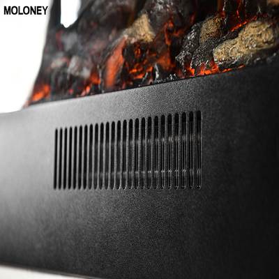 66cm Realistic Fire Effect Flush Mount Electric Fireplace Insert With Crackling Sound